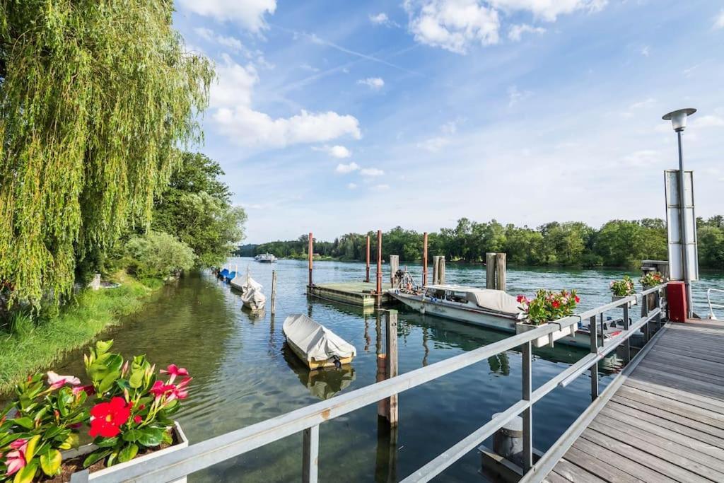 Luxury Apartment On The Rhein Busingen am Hochrhein Buitenkant foto